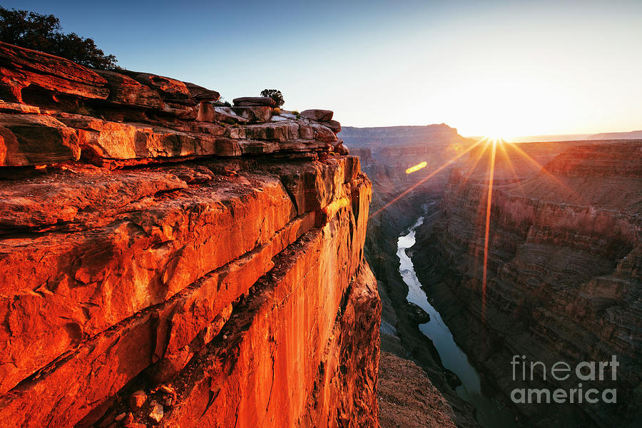 Grand Canyon and Colorado river Photograph by Matteo Colombo