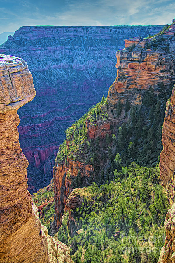 Grand Canyon National Park Photograph - Grand Canyon Artistic 2021 by Chuck Kuhn