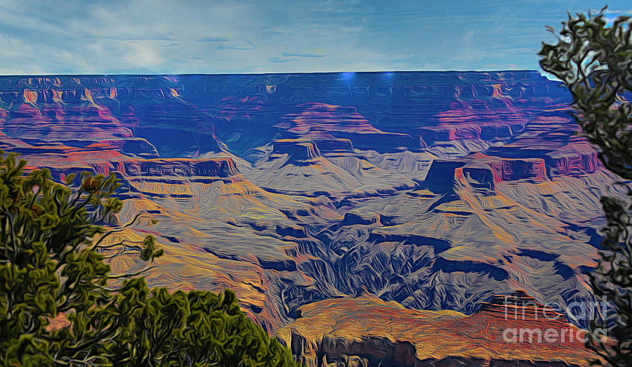 Grand Canyon National Park Photograph - Grand Canyon Artistic Series II   by Chuck Kuhn