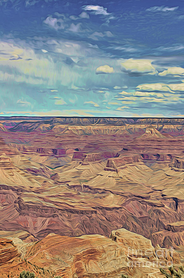 Grand Canyon National Park Photograph - Grand Canyon Artistic Series III by Chuck Kuhn