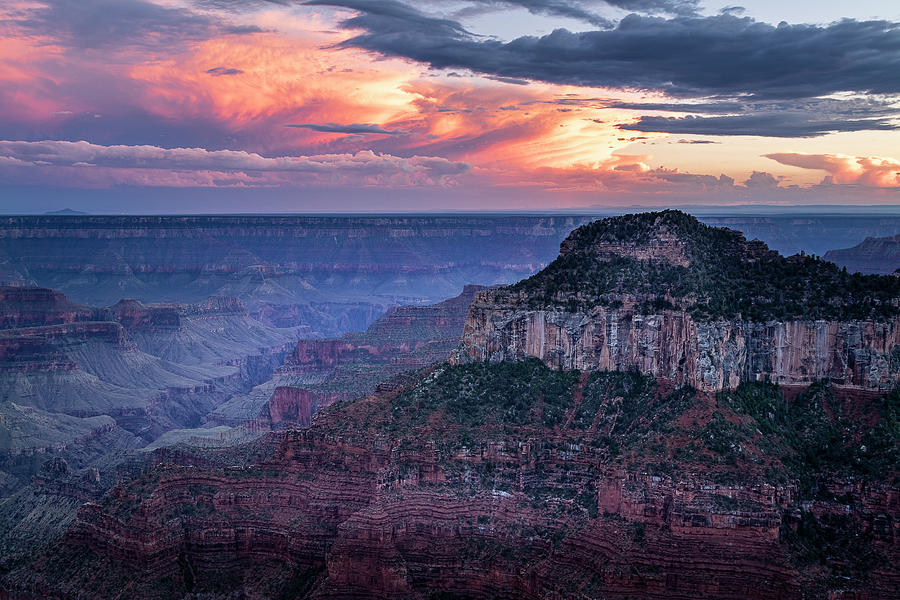 Grand Canyon at sunset Photograph by Joan Escala-Usarralde