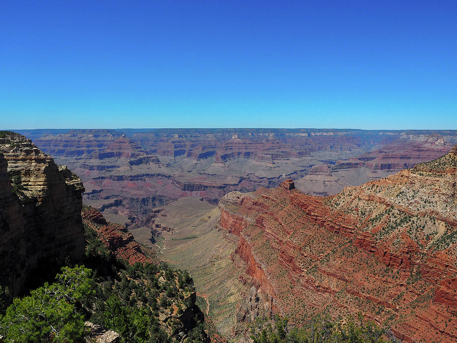 Grand Canyon Blue Sky Photograph by Curtis Boggs - Pixels