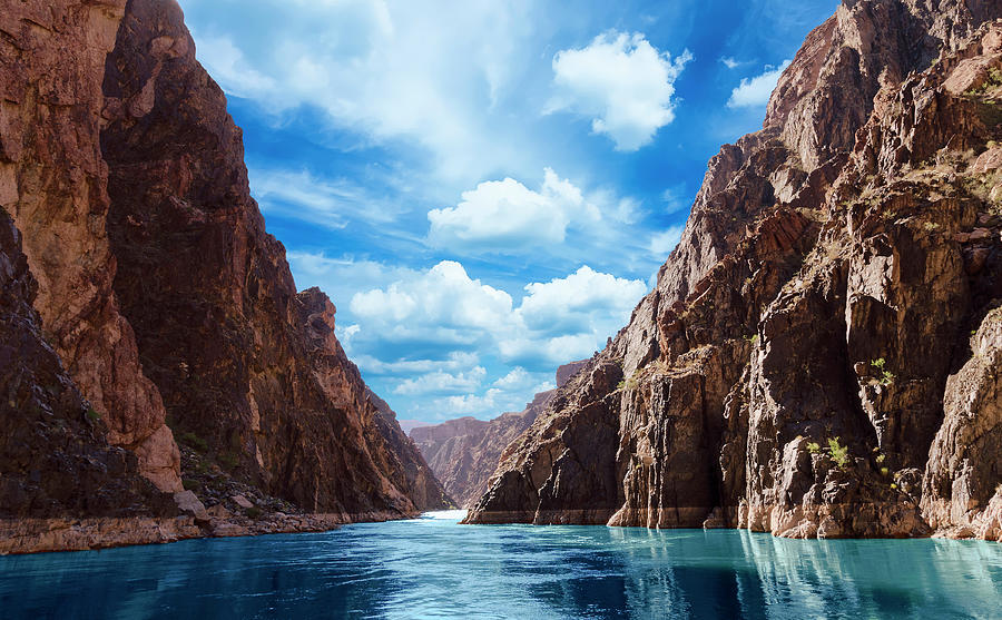 Colorado Canyon Grand Canyon blue Photograph by Steve Williams
