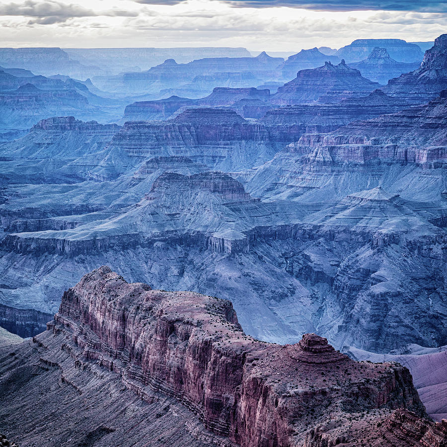Grand Canyon National Park Photograph - Grand Canyon Blues by Stephen Stookey