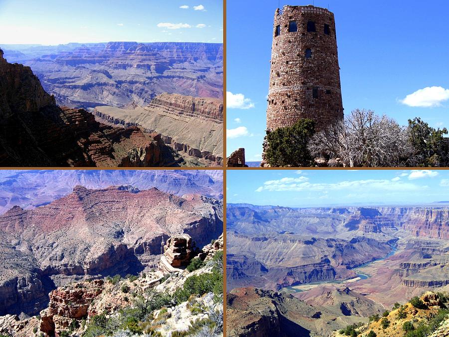 Grand Canyon Collage 11 Digital Art by Will Borden