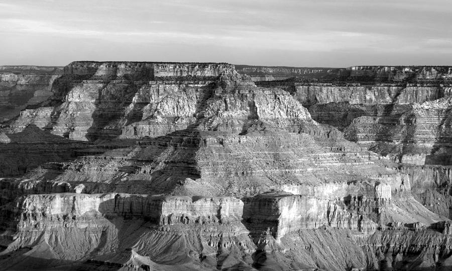 Grand Canyon Dawn, Monochrome Mural Photograph by Douglas Taylor - Fine ...
