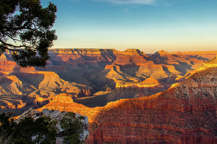 Sunset from Mather Point Photograph by Craig A Walker
