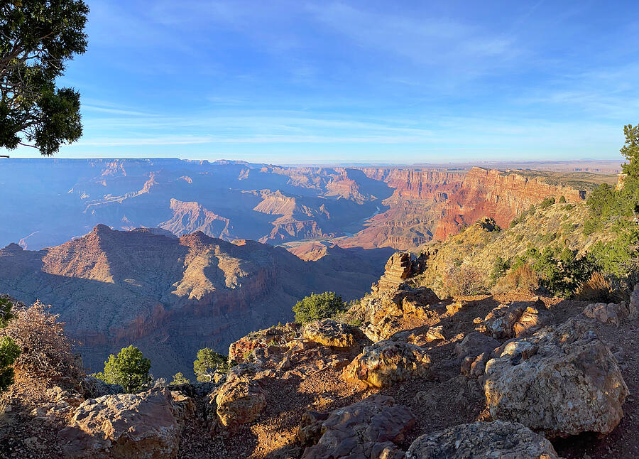 Grand Canyon National Park Photograph - Grand Canyon Golden Hour Landscape by Marlin and Laura Hum
