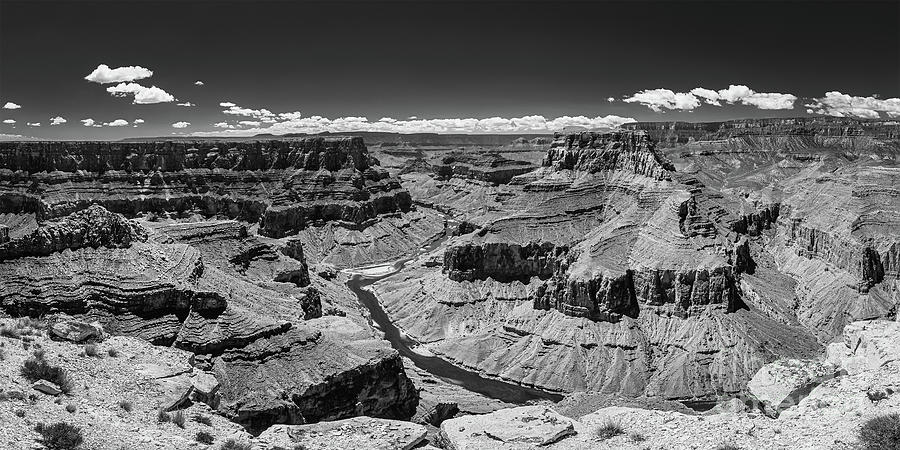 Grand Canyon in Black and White Photograph by Henk Meijer Photography