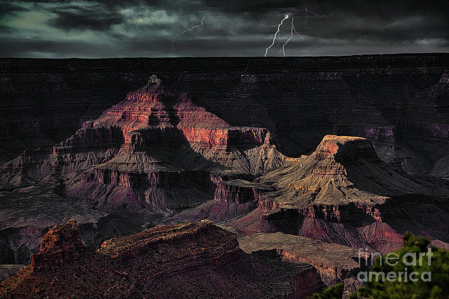 Grand Canyon National Park Photograph - Grand Canyon Landscape Moods II  by Chuck Kuhn