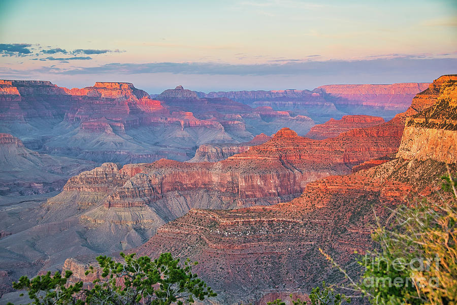 Grand Canyon National Park At Sunset Photograph by Andrea Anderegg