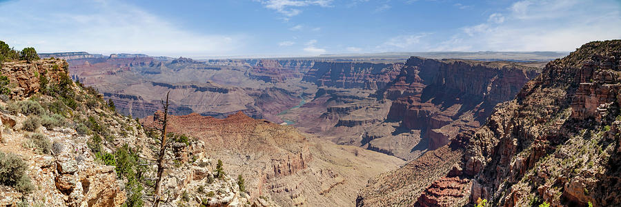 Grand Canyon National Park Photograph - GRAND CANYON Navajo Point Panoramic View by Melanie Viola