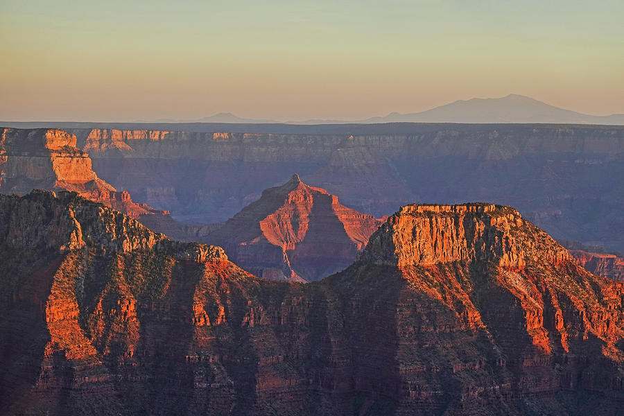 Grand Canyon North Rim Arizona Beautiful Sunset Cliff Photograph by Toby McGuire