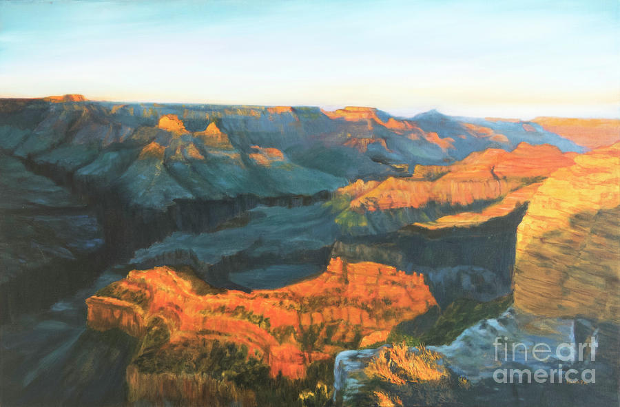 Grand Canyon - North Rim Painting by Vanajas Fine-Art