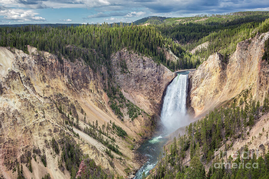 Yellowstone Lower Falls 83 Photograph by Maria Struss Photography