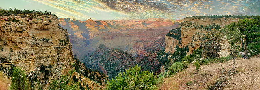 Grand Canyon Panorama 12 Photograph by Dan Carmichael