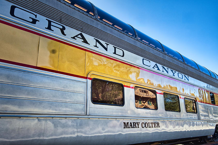 Grand Canyon Railway Train Car Photograph by Stuart Litoff