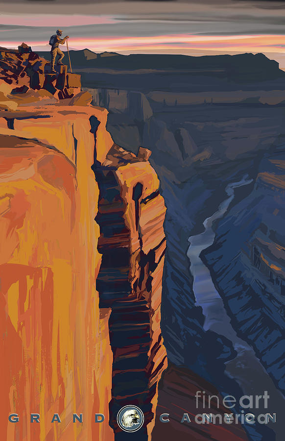 Grand Canyon Painting by Sassan Filsoof
