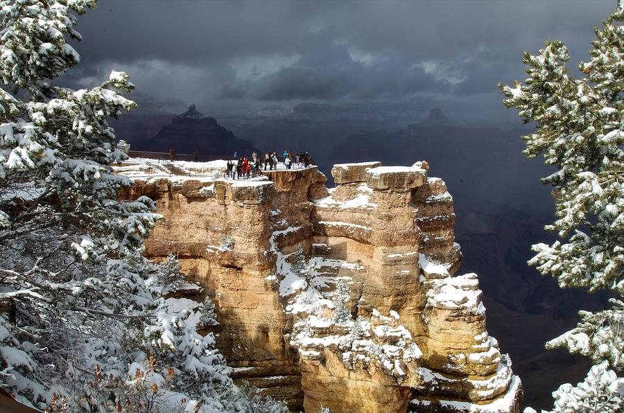 Grand Canyon Snow Photograph By Rudolf Volkmann Pixels