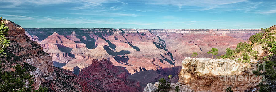 Grand Canyon South Rim in the Afternoon Ultra Wide View 3 to 1 Ratio Photograph by Aloha Art