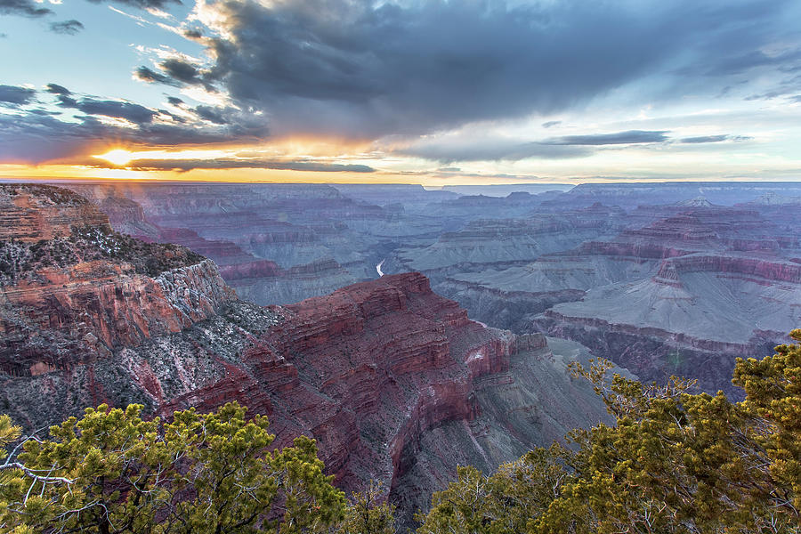 Grand Canyon Sunset 2 Photograph by Garth Steger - Fine Art America