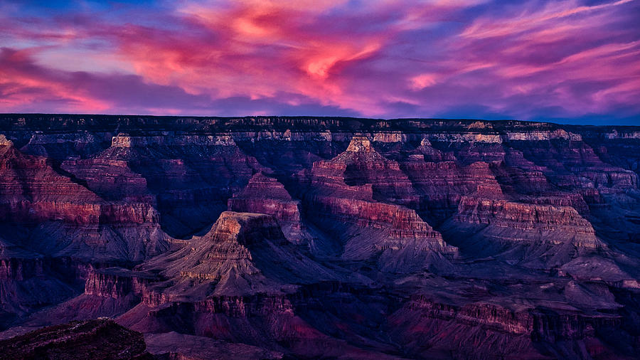 Grand Canyon Sunset #2  Photograph by Stuart Litoff