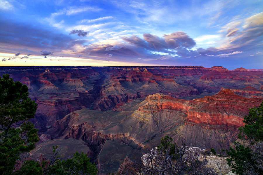 Grand Canyon Sunset, Arizona Photograph by Jordan - Pixels