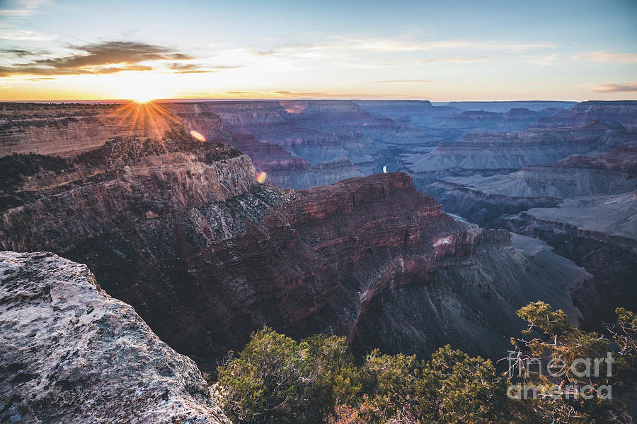 Grand Canyon Sunset Photograph by Habashy Photography