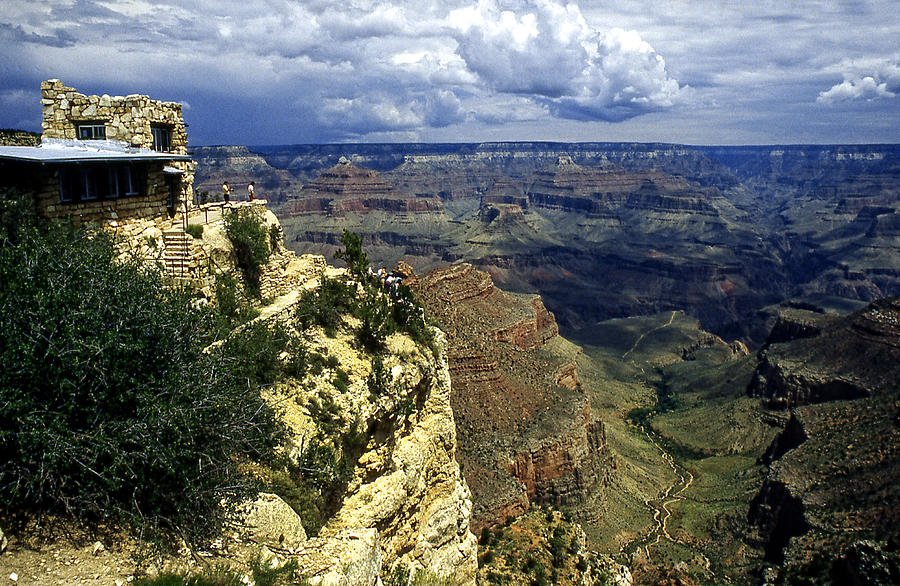 Grand Canyon - The Lookout Studio Photograph by Photo by Kelly Nigro