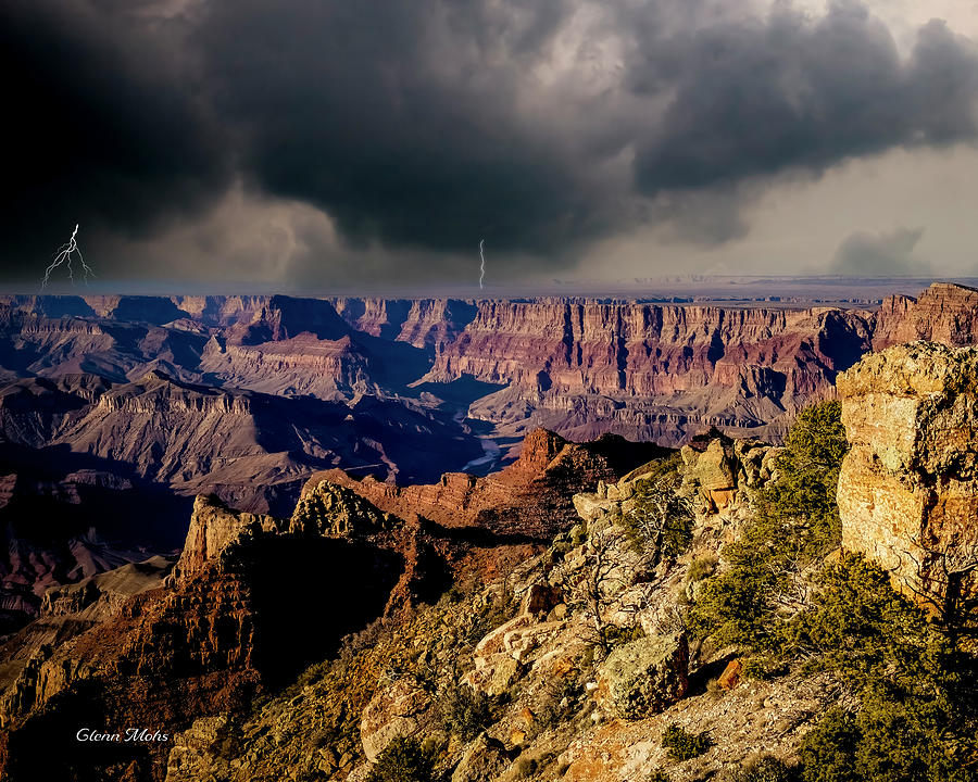Grand Canyon Thunder Photograph by GLENN Mohs
