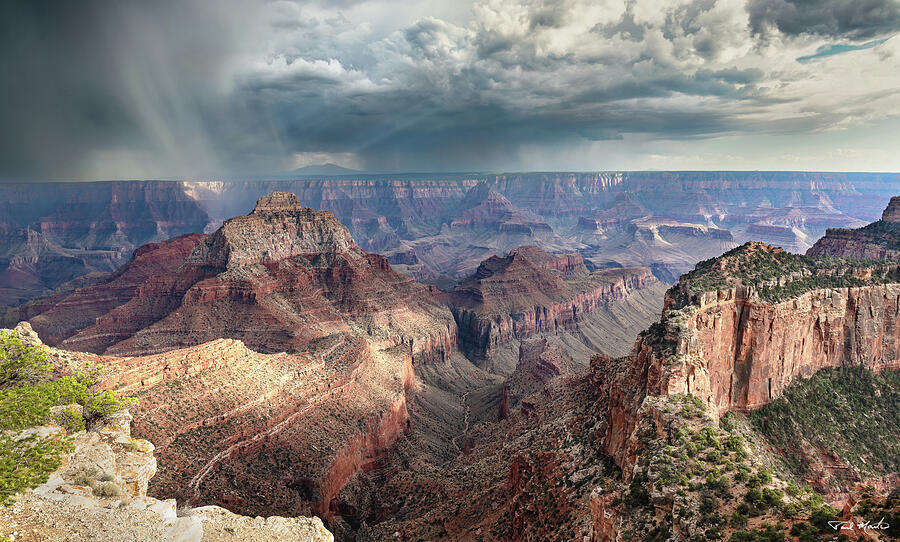 Grand Canyon Thunderstorms. Photograph by Paul Martin