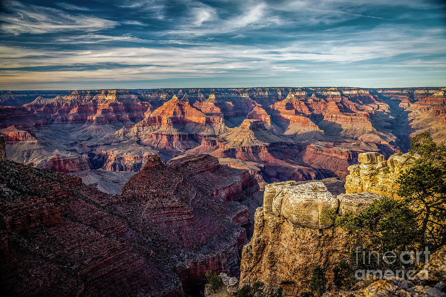 Grand Canyon National Park Photograph - Grand Canyon View from El Tovar by Jon Burch Photography