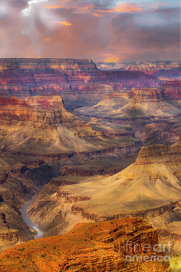 Grand Canyon View from the Rim Photograph by Theresa D Williams