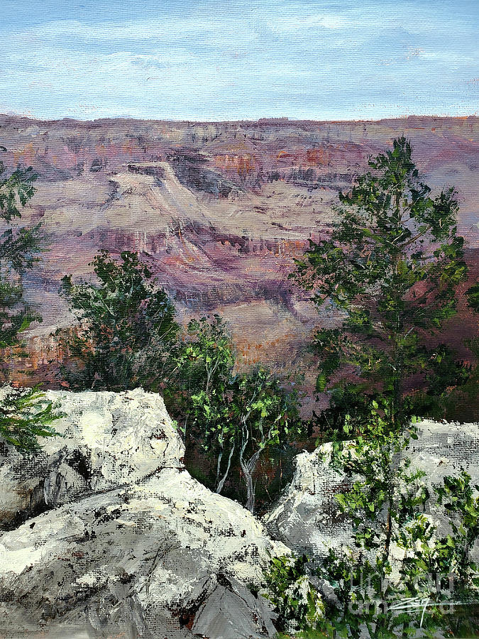 Grand Canyon Painting by Zan Savage