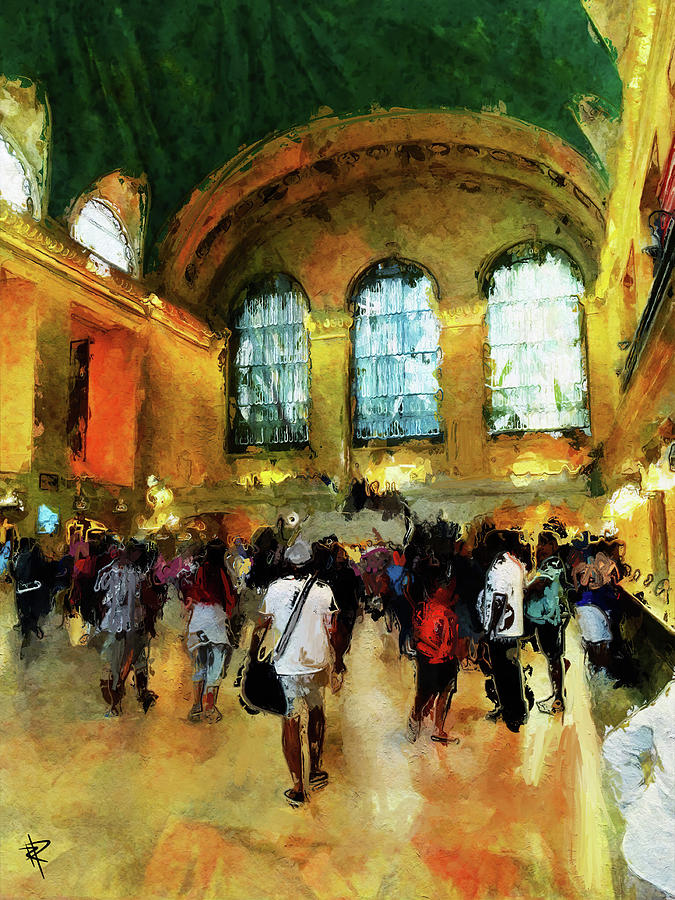 Grand Central Mixed Media by Russell Pierce