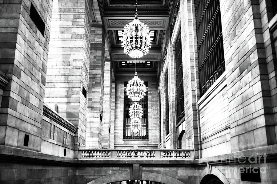 Grand Chandeliers at Grand Central Terminal in Manhattan Photograph by John Rizzuto