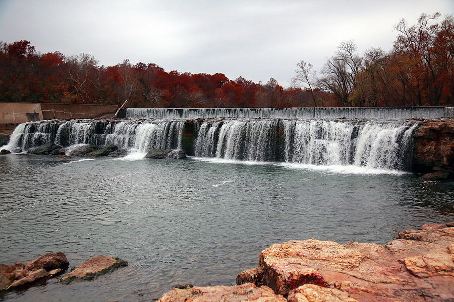 Grand Falls, Joplin, MO Photograph by CJS Photoshop