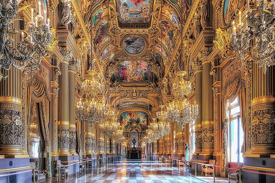 Paris Photograph - Grand Foyer by Manjik Pictures