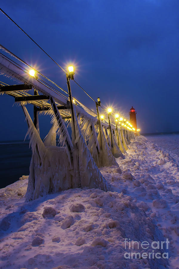 Grand Haven Lighthouse Michigan -4970 Photograph by Norris Seward