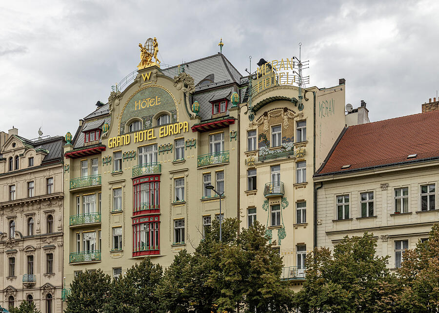 Grand Hotel Europa Architecture Photograph - Grand Hotel Europa by Shirley Mitchell
