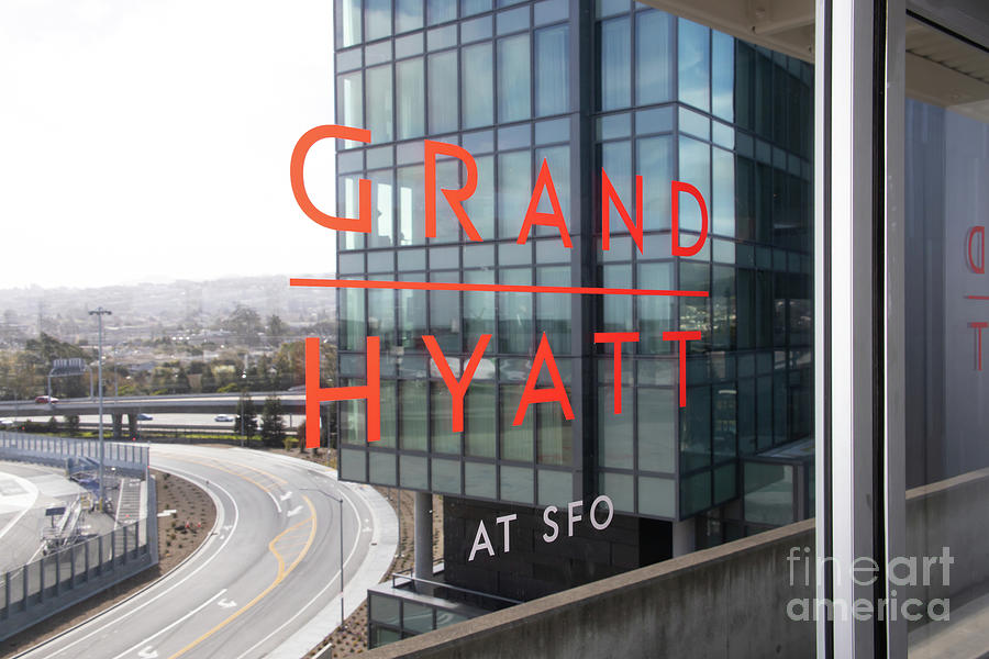 Grand Hyatt Hotel at SFO San Francisco International Airport R1966 Photograph by Wingsdomain Art and Photography