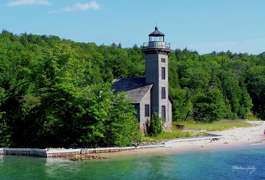 Grand Island Lighthouse Photograph By Medina Holly - Fine Art America