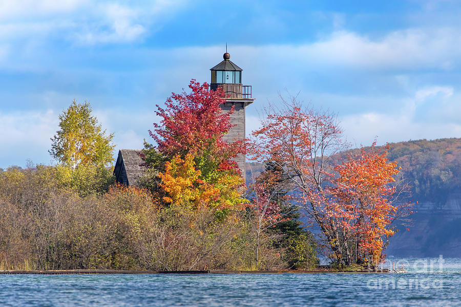 Grand Island Lighthouse Michigan -6149 Photograph by Norris Seward