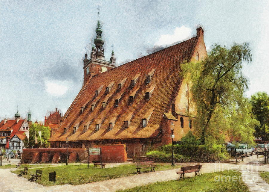 Grand Mill, Gdansk Digital Art by Jerzy Czyz