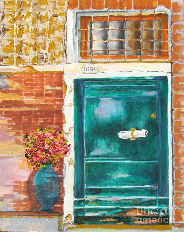 Grand Old Door of Venice Painting by Lisa Boyd