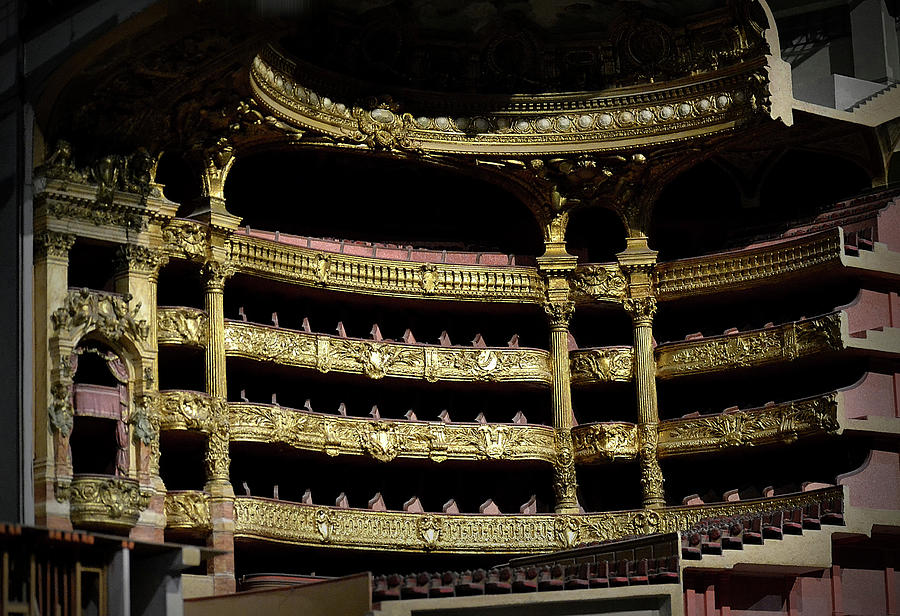 Grand Opera House Auditorium  Photograph by Nadalyn Larsen