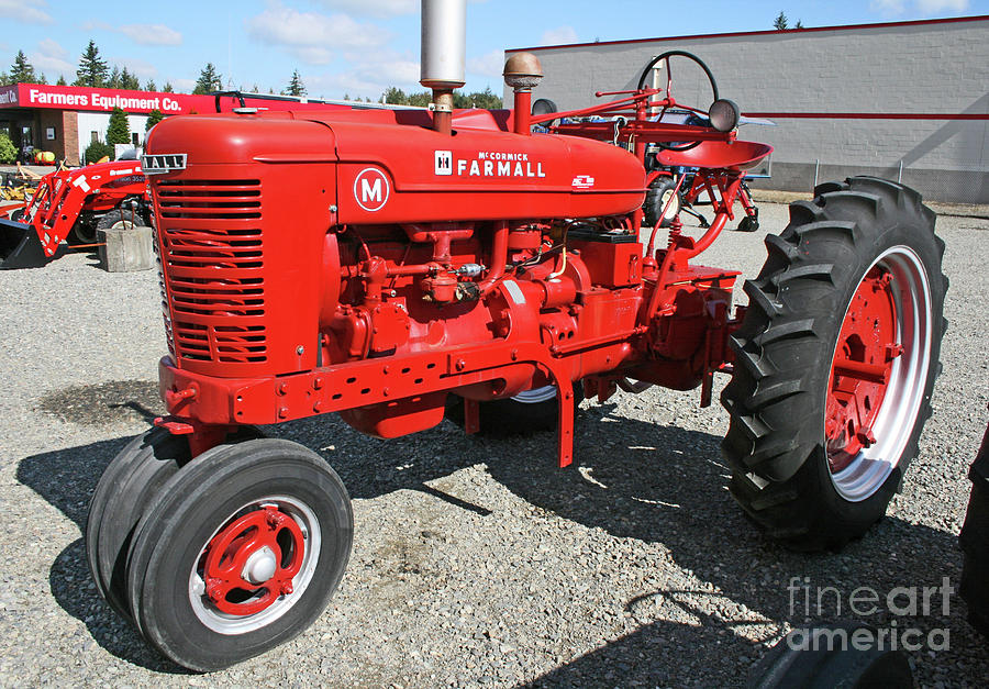 Grand Parents Farmall Photograph by Norma Appleton