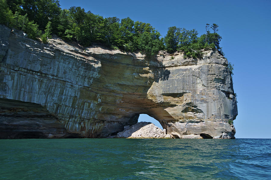 Grand Portal Pictured Rocks Photograph by Chris Pappathopoulos - Fine ...