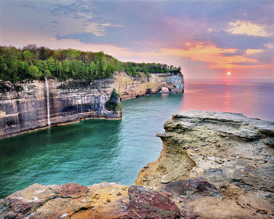 Grand Portal Point Sunset Photograph by Tim Trombley - Fine Art America