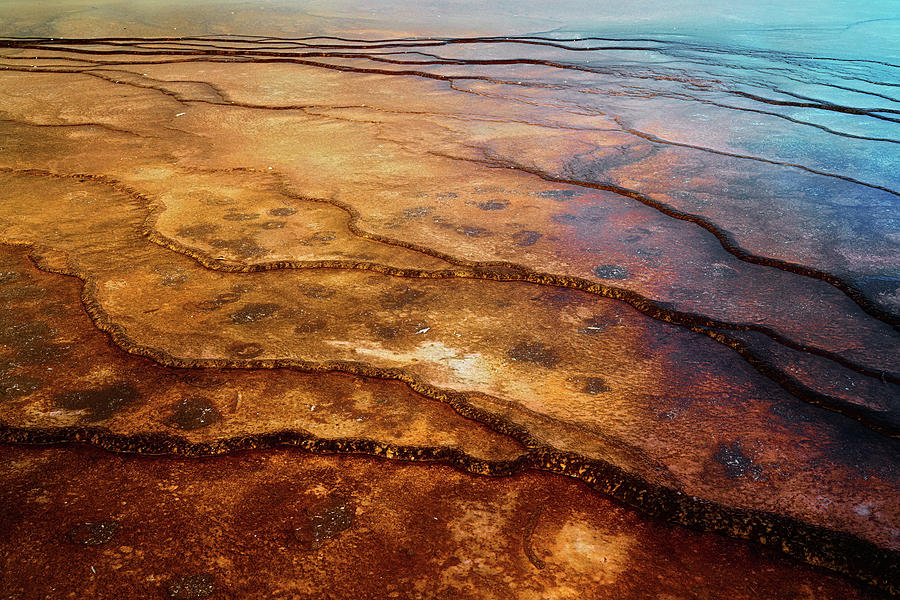 Yellowstone National Park Photograph - Grand Prismatic Abstract II by Rick Berk